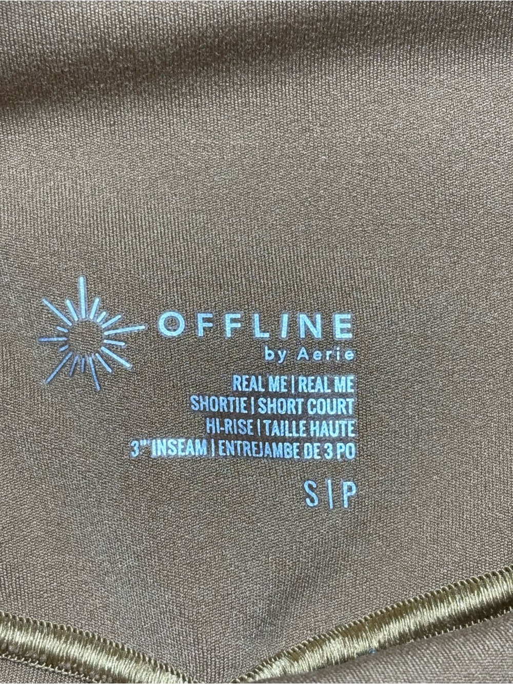OFFLINE Shorts Womens Small Real Me Shortie Hi Rise Stretch Workout Gym Lounge - Picture 2 of 4